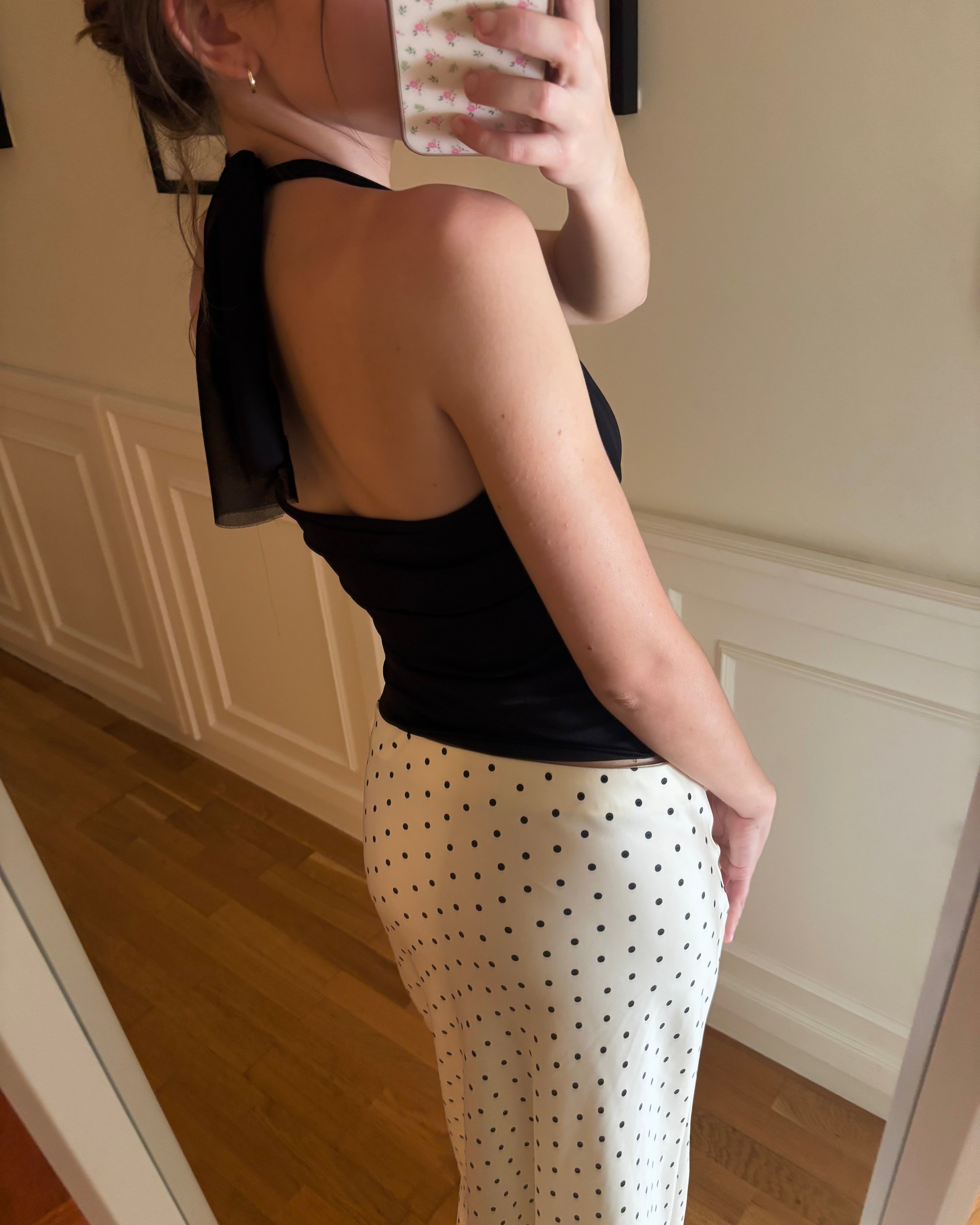 TOP HALTER CHIFFON