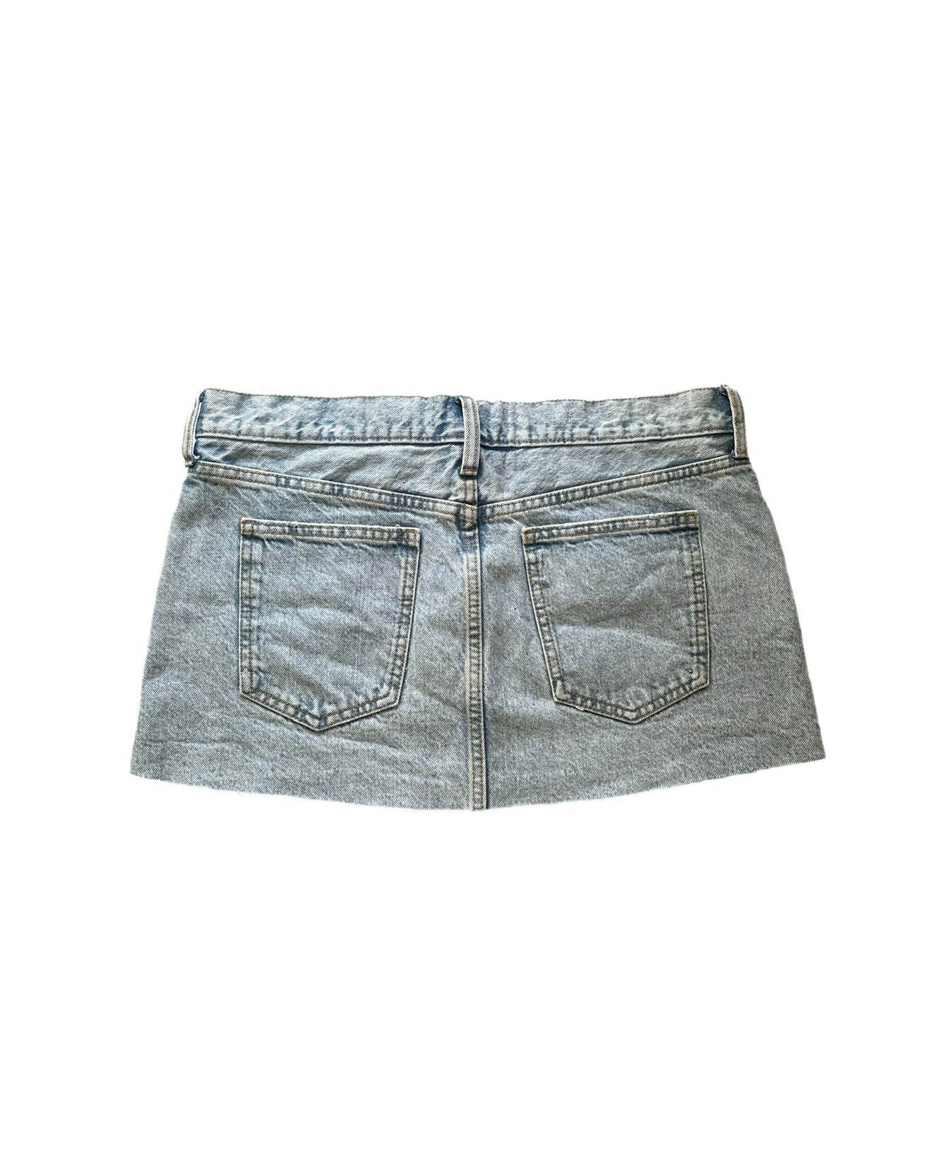 Falda Mini Denim Lentejuelas